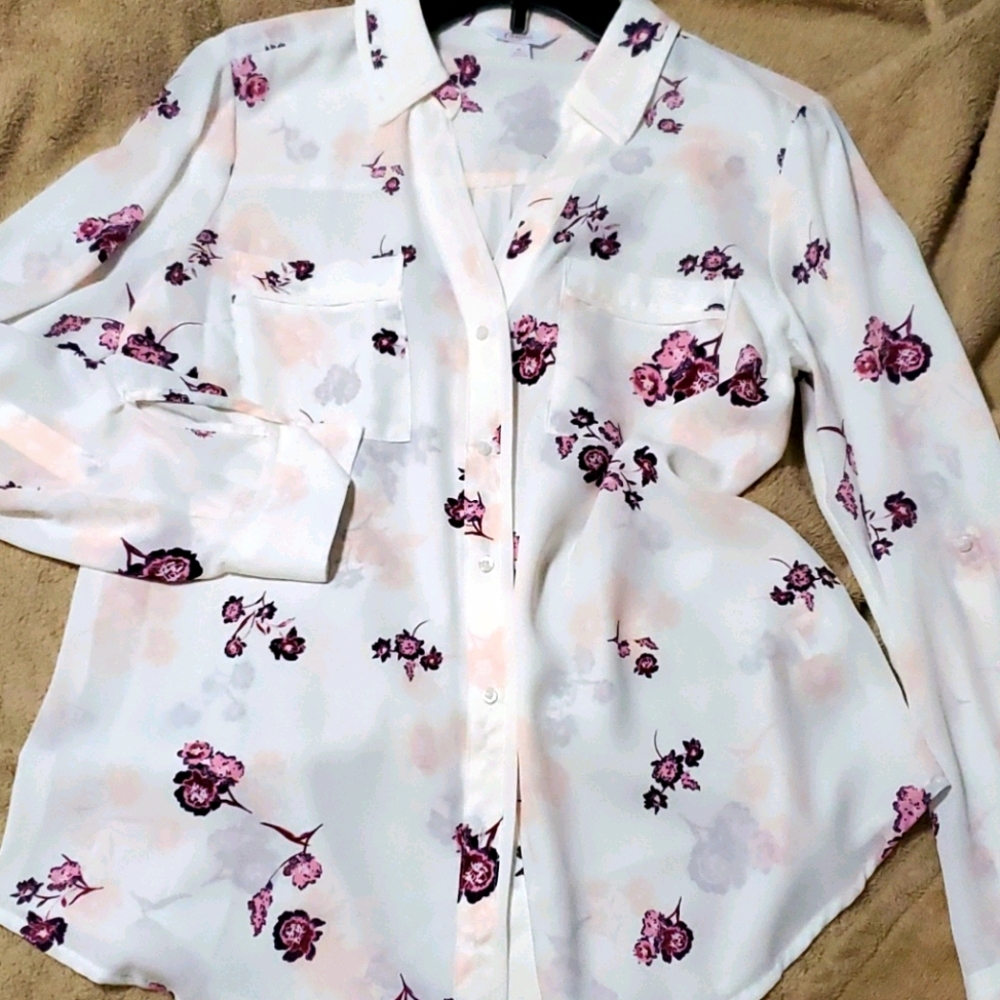 Flower Blouse long sleeve